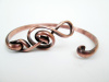 Treble Clef Bracelet, Copper